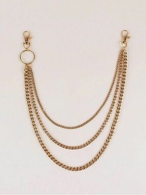 Gold Multi-Row Chain Belt/Accessory